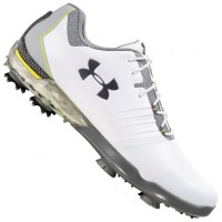 Under Armour Match Play Men Golf Shoes 3019893-101: Цвет: https://www.sportspar.com/under-armour-match-play-men-golf-shoes-3019893-101
Brand: Under Armour Upper material: synthetic leather Inner material: textile Sole: synthetic Brand logo on the outside and sole UA Rotational Resistance (RST) Spikes for secure traction UA HOVR™ supports the natural movement of the foot UA HOVR™ foam that gives you back the energy you invest UA HOVR™ cushioning – this not only ensures comfort, but also gives you energy back TPU outsole with lightweight EVA midsole for responsive cushioning with every step breathable Clarino® microfiber upper a lightweight waterproof membrane keeps you cool and dry Cork covered molded EVA footbed for a responsive and cushioned ride Low cut, leg ends below the ankle Lace closure stabilized and extended heel area Padded entry and tongue pleasant wearing comfort NEW, in box &amp; original packaging