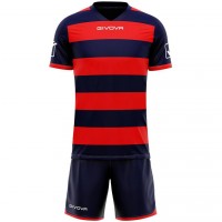 Givova Rugby Kit Jersey with Shorts navy/red: Цвет: Brand: Givova Material: 100% polyester Brand logo sewn under the collar, on both shoulders and on both sides of the trouser legs elastic, ribbed V-neck Short sleeve elastic, ribbed arm cuffs Elastic waistband with inner cord Mesh inserts for optimal air circulation without inner net lining without side pockets regular fit NEW, with label &amp; original packaging
https://www.sportspar.com/givova-rugby-kit-jersey-with-shorts-navy/red