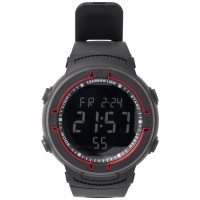 LEANDRO LIDO "Vernazza" Unisex Sports Watch black/red: Цвет: Brand: LEANDRO LIDO including battery 12-bit digital display with hours, minutes, seconds, day and date Water resistance: 3 ATM Stopwatch, alarm and hourly chime function 24-hour format Watch case: ABS plastic Watch strap: TPU rubber Watch glass: plastic Background can be illuminated by button Brand logo on the front above the dial Dial diameter: approx. 35 mm Strap Width: Approx. 22mm adjustable bracelet with pin clasp maximum wrist circumference up to approx. 20 cm User manual is included suitable for sports and leisure Stainless steel back including LEANDRO LIDO packaging NEW, in original packaging &gt;Disposal instructions for batteries
https://www.sportspar.com/leandro-lido-vernazza-unisex-sports-watch-black/red