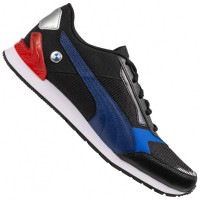 PUMA x BMW Track Racer Men Sneakers 307105-01: Цвет: Brand: PUMA BMW M Motorsport RDG Collection officially licensed product Upper: textile, synthetic Inner material: textile Sole: rubber Brand logo on the tongue and sole BMW M Motorsport logo on the inside and as a pin on the outside PUMA-Formstripe on both sides EVA midsole - flexible, lightweight sole with high cushioning properties breathable mesh upper and lining classic lace closure lower, padded leg extended and reinforced heel area non-slip outsole pleasant wearing comfort NEW, in box &amp; original packaging
https://www.sportspar.com/puma-x-bmw-track-racer-men-sneakers-307105-01