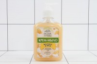РУССКИЕ ТРАВЫ крем-мыло жидкое 300мл Молоко и мед, дозатор /12шт: 
