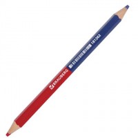 Карандаш двухцветный, красно-синий, утолщённый, BRAUBERG, заточенный, грифель 4,0 мм, 181262: Цвет: Высококачественный утолщенный двухцветный красно-синий карандаш BRAUBERG. Предназначен для нанесения пометок и зарисовок. Рекомендован людям многих профессий: учителей, художников, военных. Незаменим для учащихся.
: BRAUBERG
: Китай
12