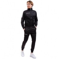 Givova Revolution Tracksuit TR033-1003: Цвет: Brand: Givova Materials: 100%polyester fit: regular, slightly smaller Brand logo on the collar, on the right chest and on the right pant leg Stand-up collar with full-length zip elastic, ribbed cuffs and hem two open side pockets Elastic waistband with drawstring two open side pockets (Pants) elastic, ribbed leg ends pleasant wearing comfort NEW, with tags &amp; original packaging
https://www.sportspar.com/givova-revolution-tracksuit-tr033-1003
