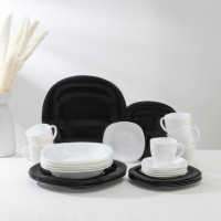 Сервиз столовый Luminarc Carine White&Black, стеклокерамика, 30 предметов, цвет белый и чёрный: Цвет: Посуда Luminarc изготовлена из стеклокерамики и отличается высоким качеством. Благодаря оригинальному дизайну предметы украсят кухню и гостиную, дополнят тематическую фотосессию, придутся по душе гостям ресторанов и кафе.</p><b>Особенности посуды:</b></p><ul><li>устойчивость поверхности к царапинам;</li><li>пригодность для посудомоечных машин;</li><li>возможность разогрева в СВЧ-печах.</li></ul>
: Luminarc
