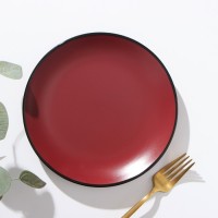 Тарелка керамическая десертная Доляна «Ваниль», d=19,5 см, цвет бордовый: Цвет: Посуда Доляна «Ваниль» изготовлена из прочной керамики. Керамическая посуда выдерживает низкие и высокие температуры, что позволяет блюдам дольше сохранять тепло.Изделия отличаются насыщенным цветом и матовым покрытием. Такая посуда отлично впишется в любой интерьер кухни, а также прекрасно подойдёт в качестве подарка на любой праздник.Можно использовать в посудомоечной машине и СВЧ-печи.
: Доляна
: Китай
