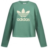 adidas Originals Logo Premium Crew Women Sweatshirt FM2626: Цвет: Brand: adidas material: 100% cotton Brand logo sewn extensively on the middle of the chest elastic, ribbed crew neck long sleeve with dropped shoulders wide cut, shortened fit (crop) loose fit soft material pleasant wearing comfort NEW, with tags &amp; original packaging
https://www.sportspar.com/adidas-originals-logo-premium-crew-women-sweatshirt-fm2626
