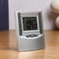 Часы - будильник электронные "Альтаир" настольные, 7.5 х 9 см, ААА: 
