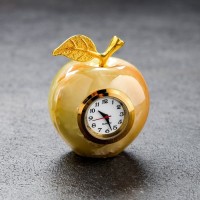 Часы «Яблоко», D=2 см, оникс: 