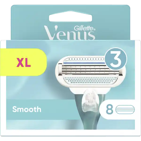 Gillette Venus Smooth Rasierklingen: Цвет: Produktbeschreibung und details Venus Rasierklingen wurden speziell fr den weiblichen Krper designt Der Gillette Venus Smooth war der erste KlingenRasierer fr Frauen jetzt mit ergonomischem SoftGripHandstck und mit  recyceltem Plastik Die  Klingen mit einem Hauch von botanischen len bieten eine einfache schnelle Rasur mit zuverlssigen Resultaten Inklusive blauem Haltbarkeitsindikator der verblasst sobald die Klingen nicht mehr optimal rasieren Alle VenusKlingen passen auf alle VenusHandstcke auer Simply Venus LANGLEBIGES KLINGENDESIGN Die Rasierklingen halten bis zu einem Monat lang basierend auf einer Rasur zweimal die Woche einfach austauschen sobald du fr eine neue Klinge bereit bist ZEITSPAREND Der Rasierer hat  Klingen die Haare schnell und effektiv entfernen Richtig rasieren nicht fter GLATT ampamp GRNDLICH Die  hochwertigen Klingen bieten ganz einfach eine glatte und grndliche Rasur SANFTE RASUR Mit schtzenden Komfortkissen rund um die Klingen Kontaktdaten Procter ampamp Gamble  SchwalbachTs Germany UrsprungslandHerkunftsort Deutschland Inhaltsstoffe PEGM PEGM PEG Silica Pentaerythrityl TetraDiTButyl Hydroxyhydrocinnamate TrisDiTButylPhosphite BHT Vitis Vinifera Grape Seed Oil Persea Gratissima Avocado Oil
https://www.rossmann.de/de/pflege-und-duft-gillette-venus-smooth-rasierklingen/p/3014260280802