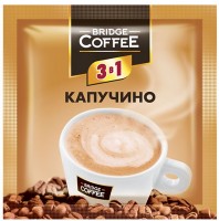 «Bridge Coffee», напиток кофейный 3 в 1 Капучино, 20г (упаковка 40шт.): 