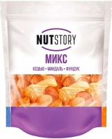 «NutStory», микс ореховый из кешью, миндаль, фундук, 150г: 