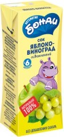 «Бегемотик Бонди», сок «Яблоко-Виноград», 0.2л: 