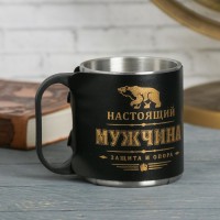 Термокружка «Настоящий мужчина», 180 мл: Цвет: Термокружка - идеальный аксессуар для активных пользователей.Особенности:– Внутренняя часть корпуса выполнена из высококачественной нержавеющей стали. Она устойчива к повреждениям, а так же не изменяет вкус напитка. Внешняя часть выполнена из пластика.– Вставная крышка оснащена силиконовым уплотнителем.– Оплетка из искусственной кожи защищает от внешних воздействий и служит дополнительным термослоем.– Классическая форма кружки с пластиковой ручкой обеспечивает удобство использования.– Подойдет как для повседневного использования, так и для активного отдыха.– Термокружка станет практичным аксессуаром и отличным подарком для мужчины.
: MODE FORREST
: Китай
