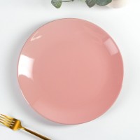 Тарелка керамическая обеденная Доляна «Пастель», d=27 см, цвет розовый: Цвет: Какая посуда сейчас в моде? Та, которая не вредит окружающей среде, демонстрирует универсальность и практичность при любых условиях. Керамика отвечает этим требованиям. Если на вашей кухне ещё нет изделий из натуральной керамики, советуем задуматься об обновках.Посуда серии «Пастель» от торговой марки Доляна изготовлена из качественной керамики. Керамическая посуда выдерживает низкие и высокие температуры, что позволяет блюдам дольше сохранять тепло. Пастельные тона подчёркивают нежный и романтичный декор коллекции. Такая посуда впишется практически в любой интерьер, наполнит лёгкостью и изяществом вашу кухню.Можно использовать в СВЧ и посудомоечной машине.
: Доляна
: Китай
