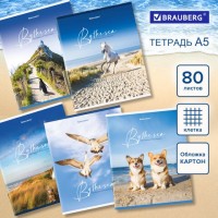 Тетрадь А5, 80 л., BRAUBERG, скоба, клетка, обложка картон, "By the Sea", 404410: Цвет: Удобная, практичная тетрадь BRAUBERG незаменима для школьников средних и старших классов, студентов и офисных сотрудников. Отлично подходит для записей большого объема.
: BRAUBERG
: Россия
14