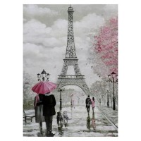 Картина-холст на подрамнике "Любовь в Париже" 50х70 см: 