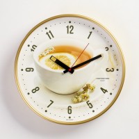 Часы настенные, серия: Кухня, "Чай с лимоном", d-30 см: 