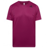 adidas Heat Ready Men Training T-shirt GL7303: Цвет: https://www.sportspar.com/adidas-heat-ready-men-training-t-shirt-gl7303
Brand: adidas Material: 100% polyester (recycled) Brand logo on the left chest classic adidas stripes printed on upper back HEAT.RDY technology - combines cooling, moisture-wicking materials with thoughtful designs that allow air to circulate breathable and durable mesh material elastic crew neck Short sleeve side slits for more freedom of movement slightly longer back regular fit pleasant wearing comfort NEW, with tags &amp; original packaging