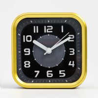 Часы - будильник настольные "Классика", дискретный ход, 9.5 х 9.5 см, АА: 