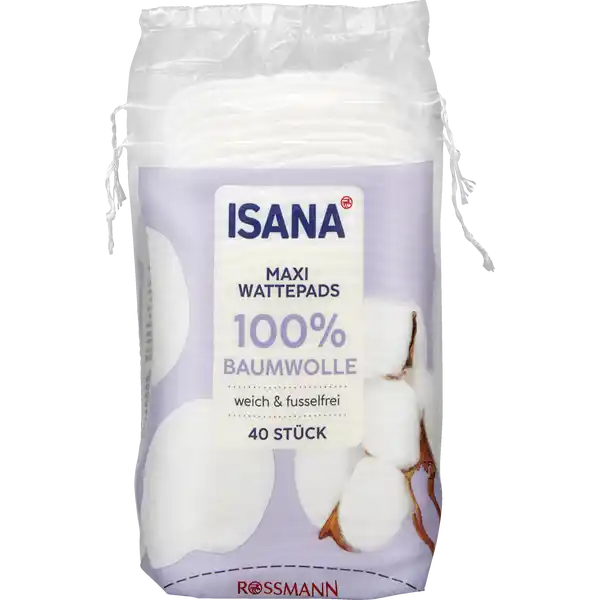 ISANA Maxi Wattepads 100% Baumwolle: Цвет: https://www.rossmann.de/de/pflege-und-duft-isana-maxi-wattepads-100-baumwolle/p/4305615440668
Produktbeschreibung und details  Baumwolle weich ampamp fusselfrei DIe Wattepads aus  Baumwolle sind ideal fr deine tgliche Schnheitspflege Die Pads sind zart zu deiner Haut sowie fusselfrei Die strukturierte Seite eignet sich fr eine grndliche und sanfte Reinigung und entfernt selbst MakeUp Die glatte Seite ist perfekt fr das Auftragen von Lotionen und Cremes sowie zum Entfernen von Nagellack Keine Lust mehr auf geschwollene Augen am Morgen Dann schnapp dir zwei Wattepads tunke sie in kalten grnen Tee und lege die Pads fr  Minuten auf deine geschlossenen Augen Starte frisch und strahlend in den Tag Kontaktdaten Dirk Rossmann GmbH Isernhgener Strae   Burgwedel wwwrossmannde Inhaltsstoffe  Baumwolle