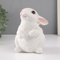Копилка  "Кролик №3 Белый (лапки вниз)" высота 16 см, ширина 10,5 см, длина 12,5 см МИКС: 