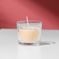 Свеча ароматическая в стакане АЛАНИЯ "Капучино", 5,5 см: 