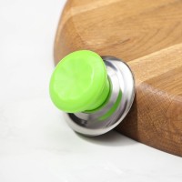 Ручка для крышки на посуду "Гевни" d=4,5 см, цвет зеленый: 
