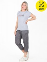 Комплект: Цвет: Производитель: ТМ Лотос
Пол: ЖЕНСКИЙ
Полотно: кулирная гладь
Состав: хлопок 100%
Возраст: взросл
Костюм из трикотажной хлопчатобумажной ткани. Футболка с удобным спущенным рукавом, который подчеркивает линию плеч. Полочку украшает логотип, плавно переходящий в прямую линию.
Пол: Женщина
1034 руб. - 48 ассорти 1155.55 руб. - 50 ассорти 1155.55 руб. - 52 ассорти 1155.55 руб. - 54 ассорти 1155.55 руб. - 56 ассорти 1155.55 руб. - 58 ассорти