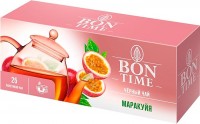 «Bontime», чай черный «Маракуйя», 25 пакетиков, 37,5г: 