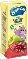 «Бегемотик Бонди», сок «Яблоко-Вишня», 0.2л: 