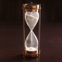 Песочные часы "Часы и компас" (5 мин) алюминий 7х6,5х19 см: 