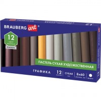 Пастель сухая художественная BRAUBERG ART CLASSIC, 12 цветов, ГРАФИКА, круглое сечение, 181458: Цвет: Сухая художественная пастель BRAUBERG ART "CLASSIC" предназначена для графики и живописи. Она отличается насыщенностью цвета, мягким письмом и не крошится при использовании. Пастель подходит как для начинающих художников и любителей, так и профессионалов.
: BRAUBERG ART
: Китай
2