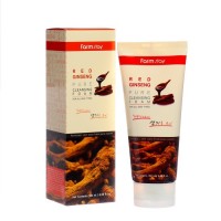 Пенка для лица FarmStay Red Ginseng Pure Cleansing Foam: Цвет: FarmStay Red Ginseng Pure Cleansing Foam — это нежная пенка для умывания с экстрактом корня красного женьшеня. Она эффективно очищает кожу, выводит из пор все загрязнения, нормализует микрофлору и улучшает цвет лица.<strong>Активные ингредиенты:</strong>Экстракт корня красного женьшеня. Этот ингредиент обогащает кожу ценными микроэлементами, стимулирует синтез новых коллагеновых волокон и замедляет возрастные изменения.Жирные кислоты. Пенка содержит стеариновую, лауриновую и миристиновую кислоты, которые активно очищают кожу, оздоравливают её и насыщают полезными веществами.Экстракт зелёного чая. Этот компонент освежает и тонизирует кожу, помогает устранить воспаления, успокоить раздражения и значительно улучшить здоровье кожи.Экстракт конского каштана. Этот компонент выводит токсические вещества, подавляет патогенные микроорганизмы, нормализует микрофлору и предотвращает развитие инфекций.Экстракт кипариса японского. Этот компонент содержит хиноктиол, который подавляет воспалительные процессы, предотвращает появление болезнетворных проявлений и нормализует микрофлору на поверхности кожи.<strong>Преимущества использования:</strong>Эффективность. Пенка помогает вывести все загрязнения, освободить поры, растворить шлаки и токсины, вытянуть сальные пробки, нормализовать микрофлору и нейтрализовать патогенные микроорганизмы. Она также обладает сильными вяжущими свойствами, устраняя излишки подкожного сала и сужая поры.Безопасность. Пенка содержит целебные и экологичные ингредиенты, которые благотворно влияют на состояние кожи и не вызывают побочных эффектов.Экономичность. Средство хорошо пенится, поэтому расходуется очень медленно, что делает его очень экономичным.<strong>Способ применения:выдавите немного геля и взбейте руками до образования пенистой массы. Полученную субстанцию распределите по лицу и хорошо смойте загрязнения. Остатки средства удалите тёплой водой, а на кожу нанесите смягчающий или увлажняющий крем. Используйте пенку дважды в день или во время каждого умывания.<strong>Состав:Water, Stearic Acid, Myristic Acid, Cocamidopropyl Betaine, Potassium Hydroxide, Glycerin, Lauric Acid, Lauramide DEA, Glyceryl Stearate, PEG-100 Stearate, Phenoxyethanol, Panax Ginseng Root Extract(180mg), Methylparaben, Propylparaben, Disodium EDTA, Diospyros Kaki Leaf Extract, Jasminum Officinale (Jasmine) Extract, Aloe Barbadensis Leaf Extract, CI 19140, CI 15985, Fragrance.
: FarmStay
: Корея
