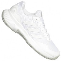 adidas Gamecourt 2 Women Tennis Shoes GW4971: Цвет: https://www.sportspar.com/adidas-gamecourt-2-women-tennis-shoes-gw4971
Brand: adidas Outer material: textile, synthetic Lining: textile Sole: rubber classic lace-up closure Brand logo on the tongue and sole low leg padded entry and tongue stabilized and slightly extended heel area classic adidas stripes on the sides pleasant wearing comfort NEW, in box &amp; original packaging