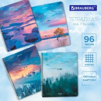 Тетрадь А5 96 л. BRAUBERG, гребень, клетка, обложка картон, "Travel" (микс в спайке), 404426: Цвет: Удобная, практичная тетрадь BRAUBERG незаменима для школьников средних и старших классов, студентов и офисных сотрудников. Отлично подходит для записей большого объема.
: BRAUBERG
: Россия
12