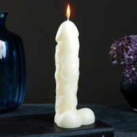 Фигурная свеча "Фаворит" молочная 16см: 