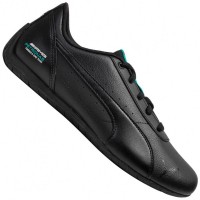 PUMA x Mercedes F1 AMG MAPF1 Neo Cat Men Sneakers 306993-05: Цвет: Brand: PUMA Mercedes-AMG Petronas Motorsport F1 Collection Upper: synthetic Inner material: textile Sole: rubber Brand logo on the tongue, forefoot and sole Mercedes-AMG logo on the inside and as a pin on the heel PUMA Stripes of form on the sides EVA midsole - flexible, lightweight sole with high cushioning properties SoftFoam+ – insole for optimal cushioning and high comfort, removable Smooth faux leather upper breathable mesh lining classic lace closure lower, padded leg extended and reinforced heel area thin non-slip outsole contrasting details pleasant wearing comfort NEW, in box &amp; original packaging
https://www.sportspar.com/puma-x-mercedes-f1-amg-mapf1-neo-cat-men-sneakers-306993-05