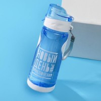 Бутылка для воды «Новый день», 600 мл: 