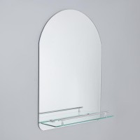 Зеркало в ванную комнату Ассоona A628, 60?45 см, 1 полка: 