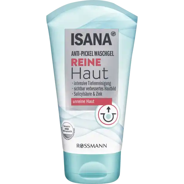 ISANA reine Haut Anti-Pickel Waschgel: Цвет: Produktbeschreibung und details fr unreine Haut intensive Tiefenreinigung sichtbar verbessertes Hautbild Salicylsure ampamp Zink vegan Kontaktdaten Dirk Rossmann GmbH Isernhgener Strae   Burgwedel wwwrossmannde UrsprungslandHerkunftsort Deutschland Testurteile Qualittssiegel ampamp Verbandszeichen Anwendung und Gebrauch Tglich morgens und abends auf das feuchte Gesicht auftragen und sanft verreiben dabei die Augenpartie aussparen Anschlieend grndlich abwaschen Inhaltsstoffe Aqua CocoGlucoside Glycerin Cocamidopropyl Betaine CaprylylCapryl Glucoside AcrylatesC Alkyl Acrylate Crosspolymer Phenoxyethanol Sodium AcrylateSodium Acryloyldimethyl Taurate Copolymer Polyisobutene Sodium Chloride Glycol Distearate Glyceryl Oleate Zinc PCA Parfum Salicylic Acid Citric Acid Sodium Hydroxide Ethylhexylglycerin Disodium EDTA Limonene Linalool CI
https://www.rossmann.de/de/pflege-und-duft-isana-reine-haut-anti-pickel-waschgel/p/4305615608570