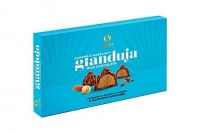 «O'Zera», шоколадные конфеты «Джандуйя из фундука и миндаля», 220г: 