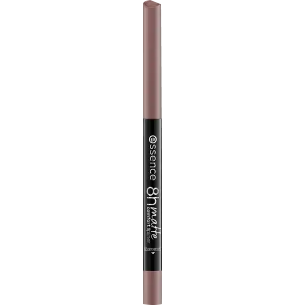 essence 8h matte comfort lipliner 02: Цвет: https://www.rossmann.de/de/make-up-essence-8h-matte-comfort-lipliner-02/p/4059729384232
Produktbeschreibung und details Der h matte comfort lipliner ermglicht ein przises Konturieren der Lippen hlt bis zu h lang und ist wasserfest Dabei fhlt sich der Lipliner angenehm auf den Lippen an und berzeugt mit seiner cleanen Textur Der Lipliner eignet sich auch dafr die Lippen vollstndig damit auszumalen Kontaktdaten cosnova GmbH Am Limespark  D Sulzbach am Taunus UrsprungslandHerkunftsort Deutschland Anwendung und Gebrauch Mit Lipliner lassen sich die Lippenkonturen przise nachzeichnen und betonen Auerdem knnen die Lippen auch vollstndig mit Lipliner ausgemalt werden um die Lippenfarbe zu intensivieren oder damit das LippenMakeup lnger hlt Die Lippenkonturen mssen nicht in einem Rutsch nachgezeichnet werden  kurze Linien entlang der Konturen lassen sich einfacher und prziser auftragen Inhaltsstoffe METHYL TRIMETHICONE ORYZA SATIVA RICE BRAN WAX TRIMETHYLSILOXYSILICATE SYNTHETIC FLUORPHLOGOPITE OCTYLDODECANOL ACRYLATESDIMETHICONE COPOLYMER PERSEA GRATISSIMA AVOCADO OIL TOCOPHERYL ACETATE DISTEARDIMONIUM HECTORITE PENTAERYTHRITYL TETRADITBUTYL HYDROXYHYDROCINNAMATE PROPYLENE CARBONATE PARFUM FRAGRANCE CI  RED  LAKE CI  CI  CI  IRON OXIDES CI  TITANIUM DIOXIDE