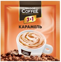 «Bridge Coffee», напиток кофейный 3 в 1 с карамелью, 20г (упаковка 40шт.): 