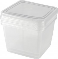Набор контейнеров для заморозки PT Frozen 0,75л квадр. 115х115х110 мм 3шт нат./36шт: 