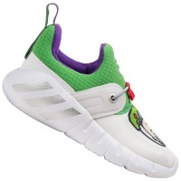 adidas x Disney Pixar Buzz Lightyear Rapidazen Kids Sneakers GZ0628: Цвет: Brand: adidas Collaboration with Disney Upper material: textile, synthetic Inner material: textile Sole: rubber Closure: Slip-On Brand and Disney logo on the tongue Disney graphics on the toe classic adidas stripes on the sides removable insole Low cut, leg ends below the ankle padded entry and tongue stabilized and extended heel area wide, non-slip outsole Pull tab on the heel Disney graphic on shoebox that can be cut out pleasant wearing comfort NEW, in box &amp; original packaging
https://www.sportspar.com/adidas-x-disney-pixar-buzz-lightyear-rapidazen-kids-sneakers-gz0628