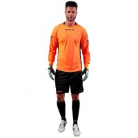 Givova Kit Hyguana Goalkeeper Kit 2-piece KITP009-2810: Цвет: Brand: Givova Material: 100% polyester Set consisting of Jersey and Shorts Brand logo over the center of the chest, both sleeves and the trouser legs Round neckline with elastic, ribbed insert Long-sleeved elastic, ribbed cuffs Padding on the sleeves and the sides of the trousers elastic waistband with internal drawstring Breathable mesh insert in the crotch area for optimal air circulation elastic material comfortable to wear NEW, with label &amp; original packaging
https://www.sportspar.com/givova-kit-hyguana-goalkeeper-kit-2-piece-kitp009-2810