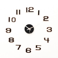 Часы-наклейка, серия: DIY, "Данбери", плавный ход, d-50 см, 1 АА: 