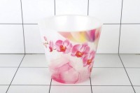 Горшок для цветов London Orchid Deco 160мм 1,6л розовая орхидея /16шт: 