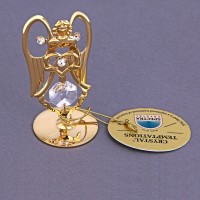 Сувенир «Ангел», 3,5?3,2?6,5 см, с кристаллами: 