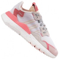 adidas Original Nite Jogger BOOST Women Sneakers FY3103: Цвет: https://www.sportspar.com/adidas-original-nite-jogger-boost-women-sneakers-fy3103
Brand: adidas Upper: textile, leather Inner material: textile Sole: rubber Closure: lacing Brand logo on the tongue and sole classic adidas stripes discreetly on the sides reflective details for more visibility in the dark EVA technology - flexible, lightweight sole with high cushioning properties Breathable mesh inserts for optimal air circulation Low cut, leg ends below the ankle padded entry stabilized and slightly extended heel area wide, non-slip sole pleasant wearing comfort NEW, in box &amp; original packaging